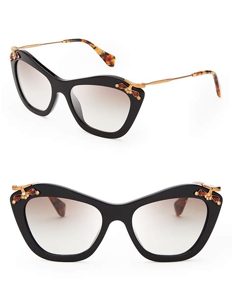 miu miu cat eye optical sunglasses